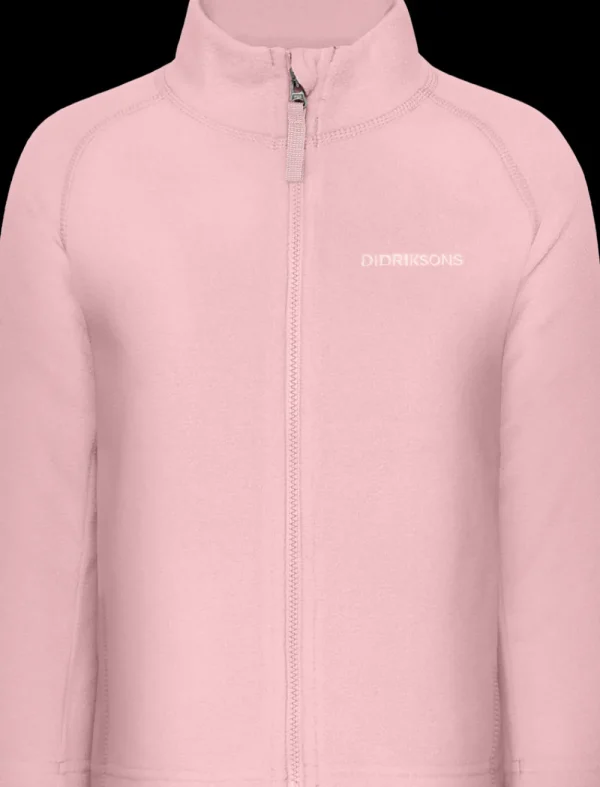 Best Sale Didriksons Monte Kids' Full-Zip Soft Pink