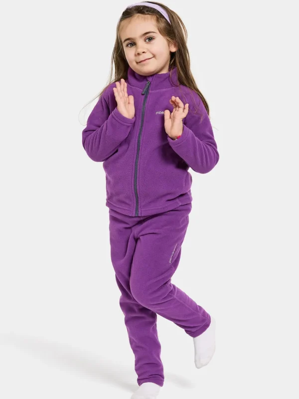 Cheap Didriksons Monte Kids' Full-Zip Royal Purple