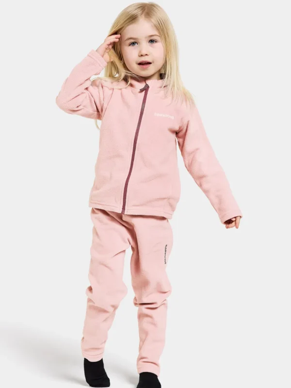 Online Didriksons Monte Kids' Full-Zip Dusty pink