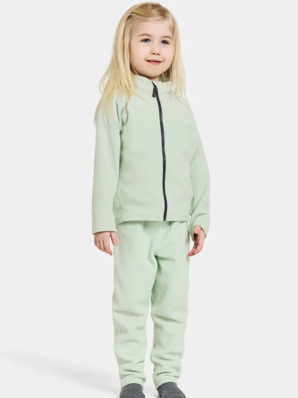 Outlet Didriksons Monte Kids' Full-Zip Pale Mint