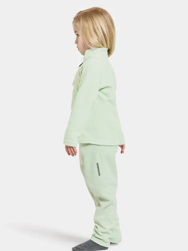 Outlet Didriksons Monte Kids' Full-Zip Pale Mint