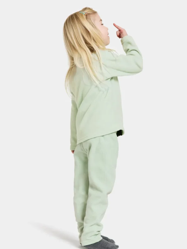 Outlet Didriksons Monte Kids' Full-Zip Pale Mint