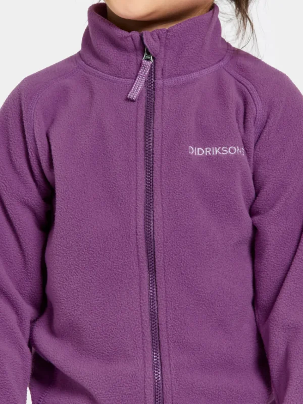 New Didriksons Monte Kids' Full-Zip Grape