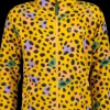 Online Didriksons Monte Printed Kids' Full-Zip Wild dot Yellow