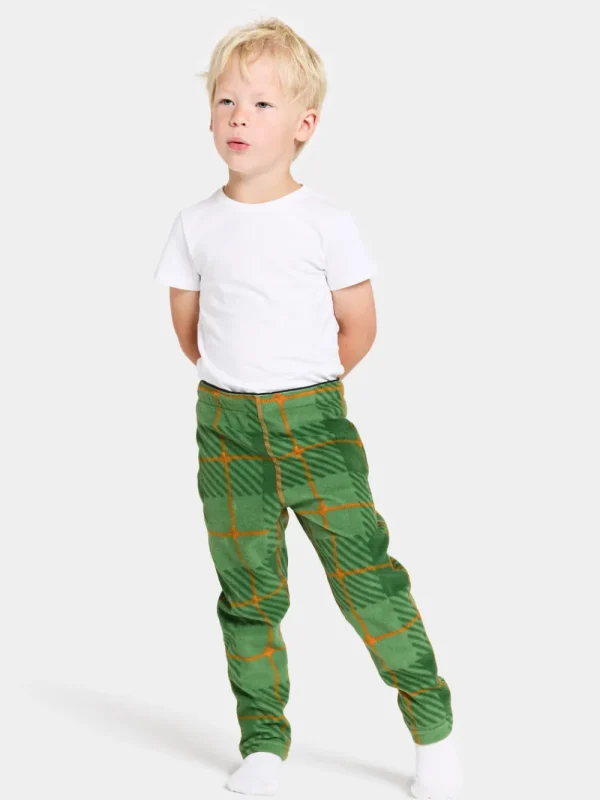 Best Sale Didriksons Monte Printed Kids' Pants Termos Termos Pine Green