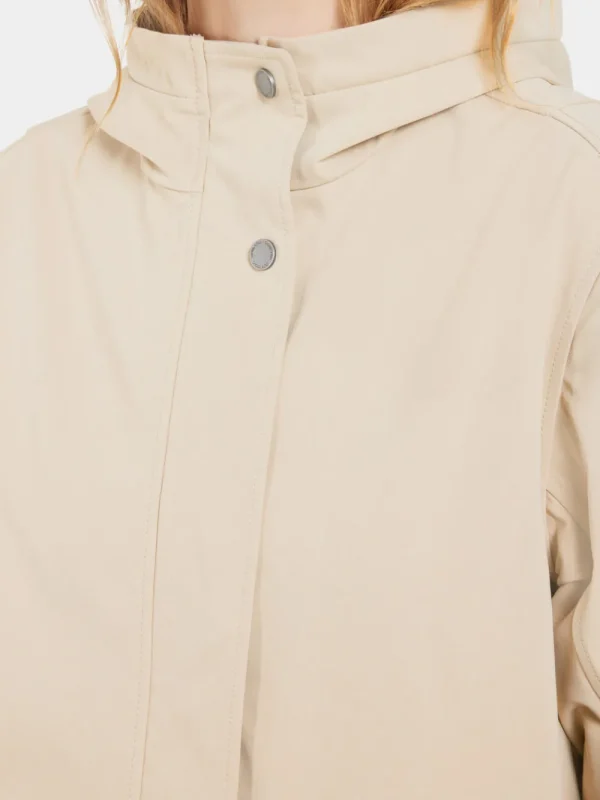 Shop Didriksons Naomi Parka Clay Beige