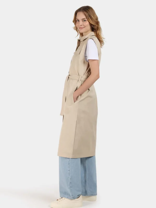 Online Didriksons Nellie Vest Clay Beige