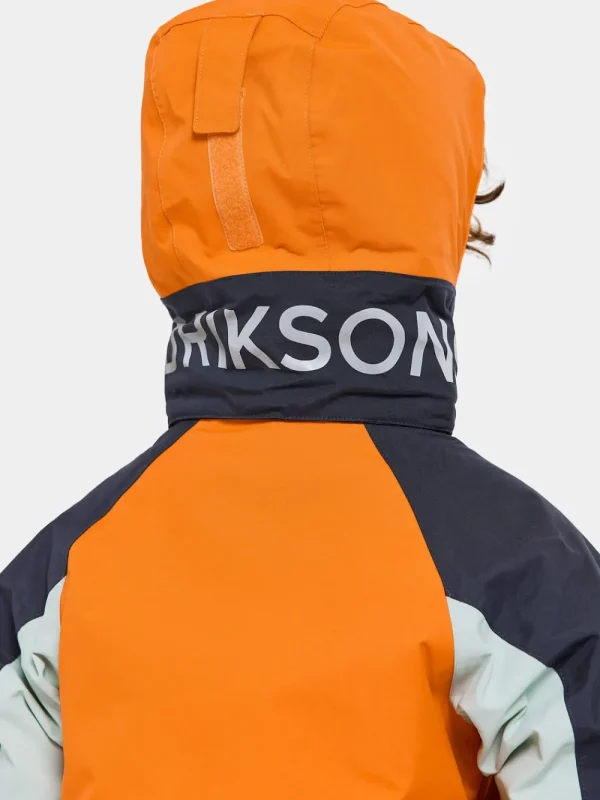 New Didriksons Neptun Kids' Coverall Orange Jam