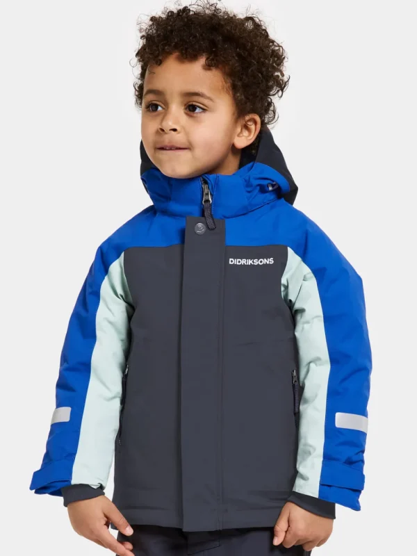 Cheap Didriksons Neptun Kids' Jacket Navy