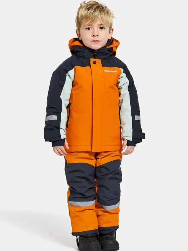 Best Sale Didriksons Neptun Kids' Jacket Orange Jam