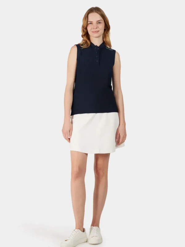 Online Didriksons Nikki Sleeveless Polo Dark Night Blue