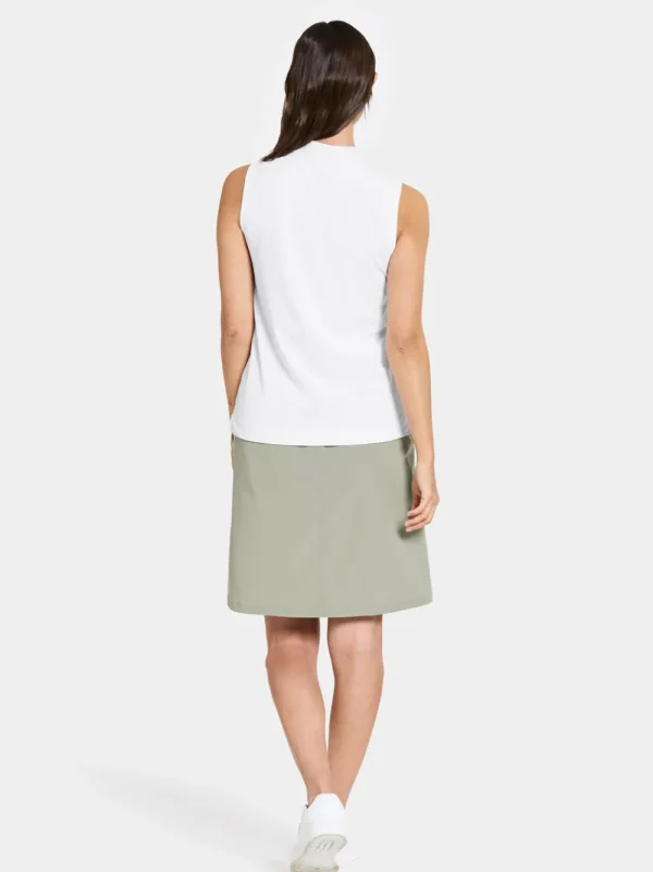 Outlet Didriksons Nikki Sleeveless Polo Snow white