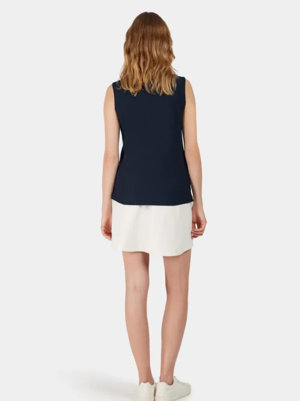 Online Didriksons Nikki Sleeveless Polo Dark Night Blue