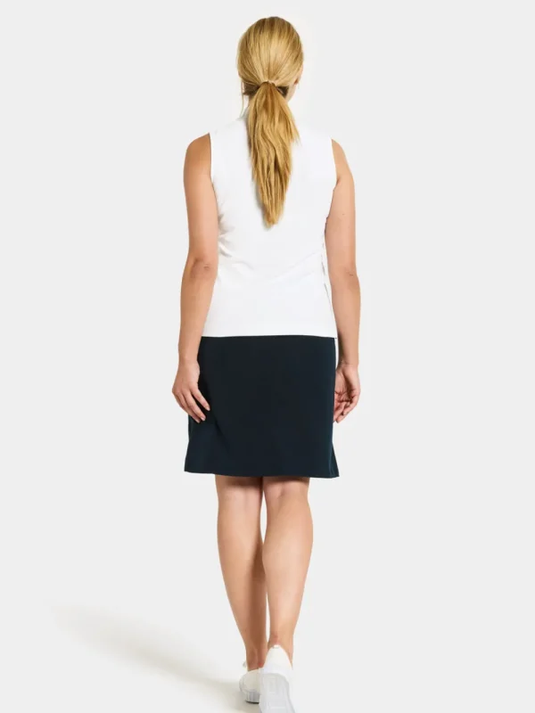 Outlet Didriksons Nikki Sleeveless Polo Snow white