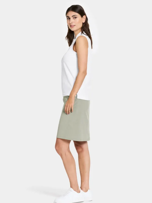 Outlet Didriksons Nikki Sleeveless Polo Snow white