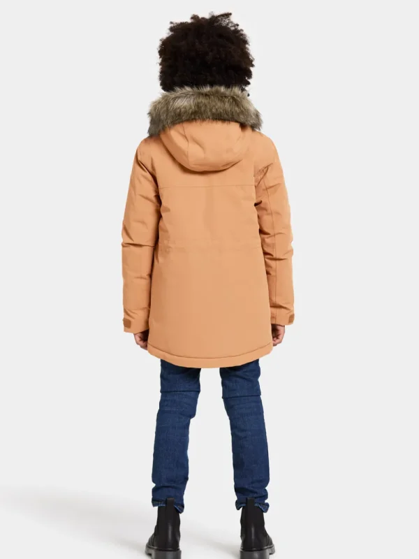 Cheap Didriksons Oxid Kids' Parka Almond Brown