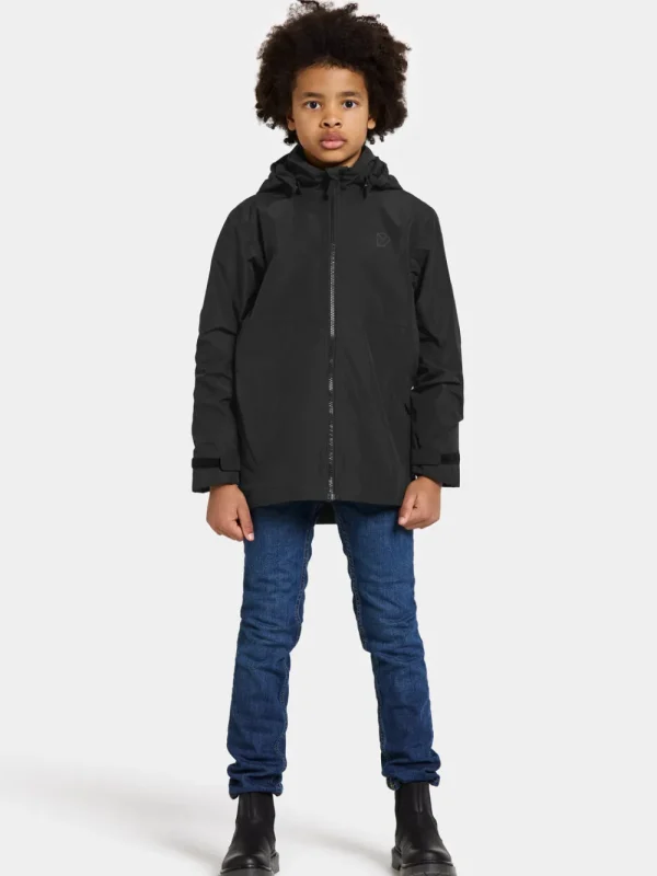 Cheap Didriksons Piko Kids Jacket Black