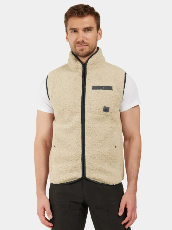 Cheap Didriksons Pollux Vest Clay Beige