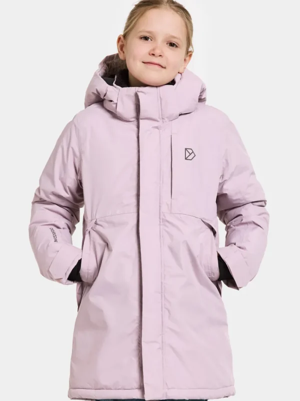 Outlet Didriksons Porfyr Kids' Parka Dusty lilac