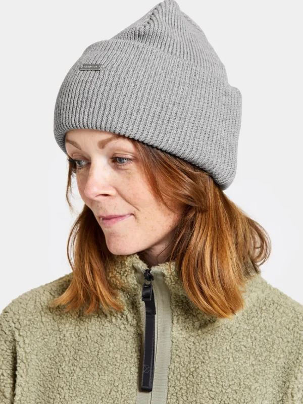 Discount Didriksons River Beanie Grey melange