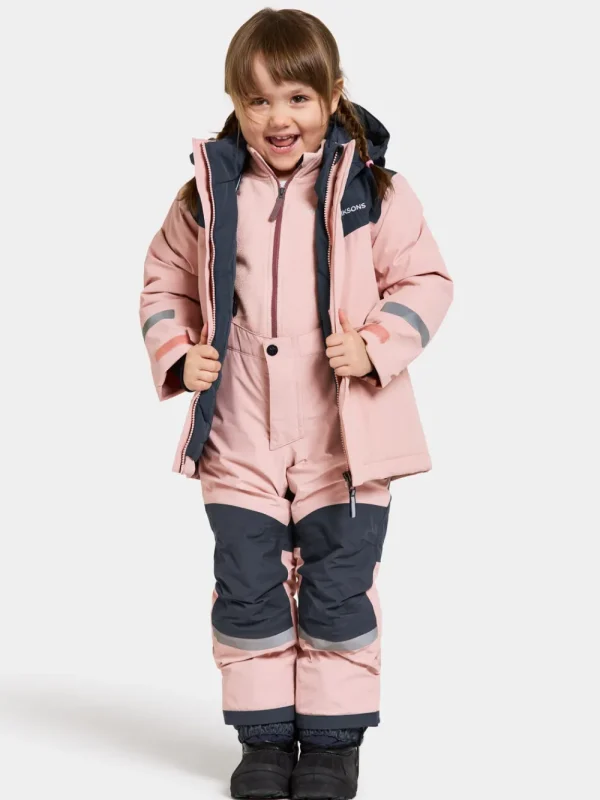 Cheap Didriksons Skare Kids' Set Dusty pink