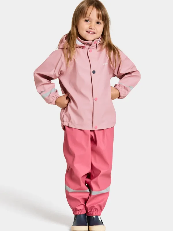 Cheap Didriksons Slaskeman Kids' Set Soft Pink