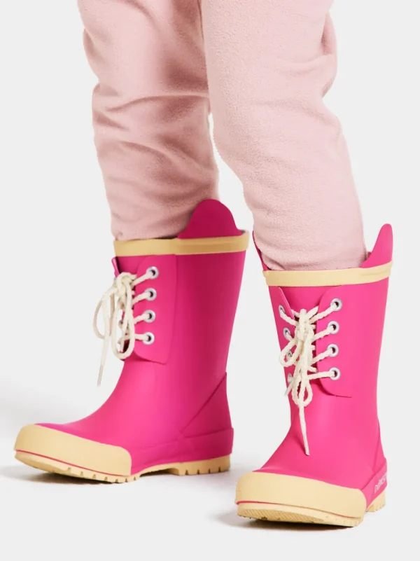 Outlet Didriksons Splashman Kid's Boots Plastic Pink