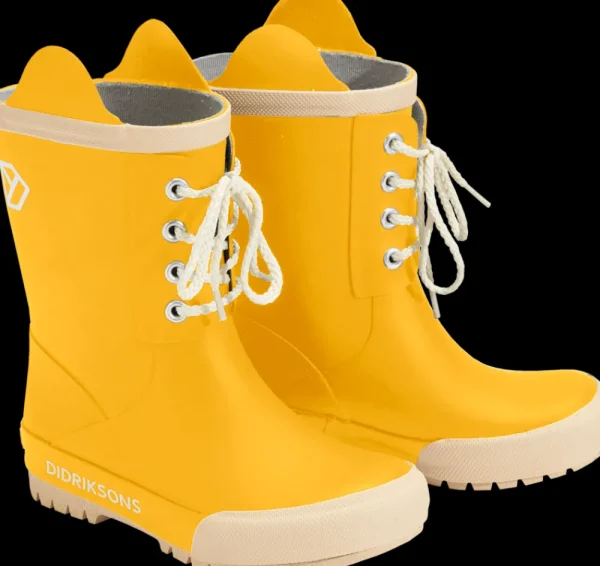 Best Didriksons Splashman Kid's Boots Oat Yellow