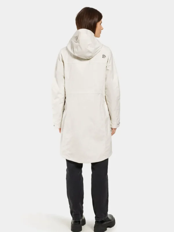 Cheap Didriksons Thelma Parka White Foam