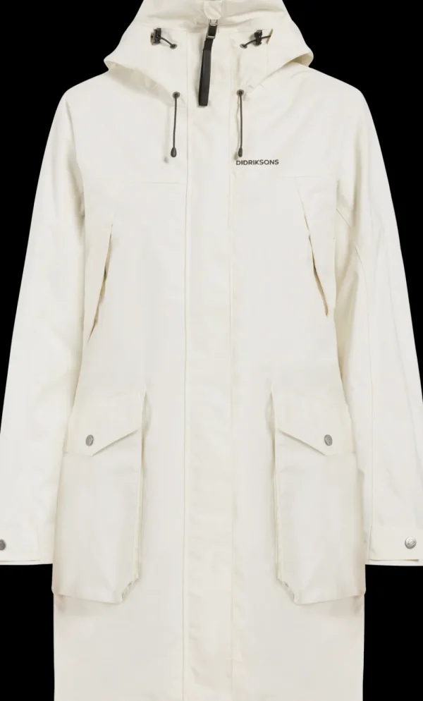 Cheap Didriksons Thelma Parka White Foam