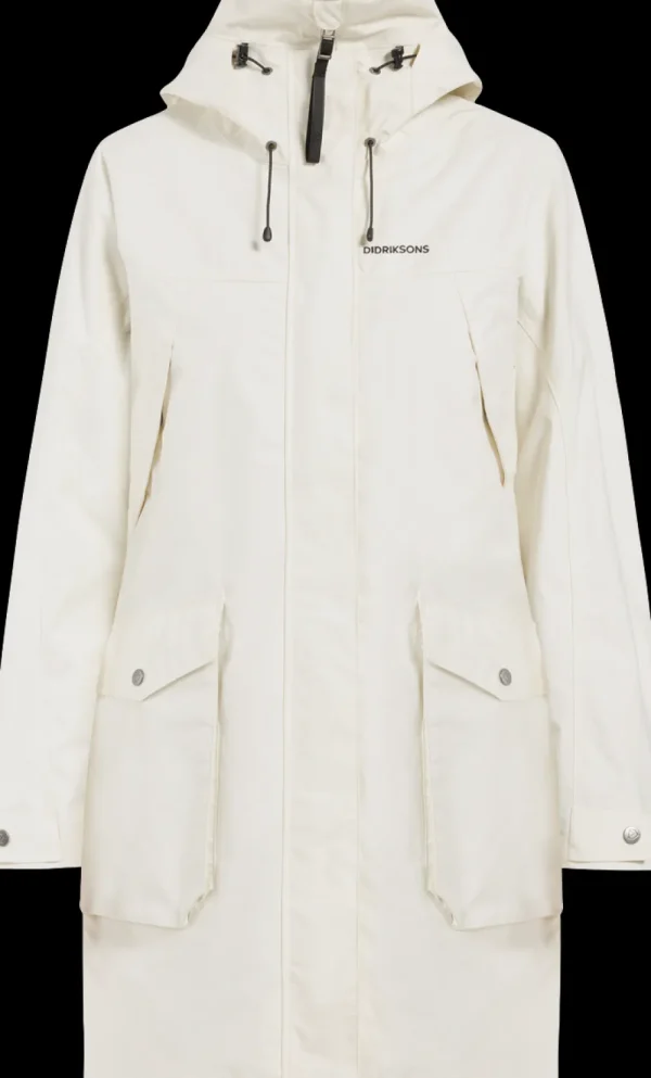 Cheap Didriksons Thelma Parka White Foam