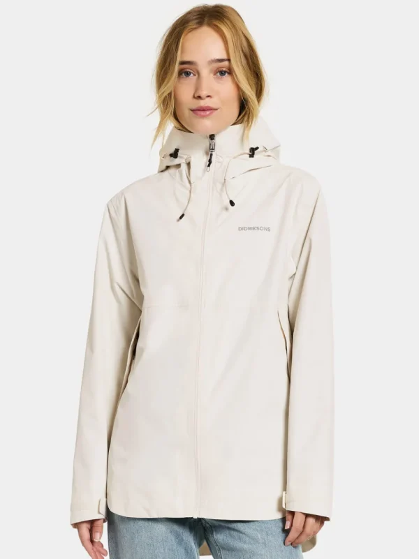 Shop Didriksons Tilde Jacket White Foam