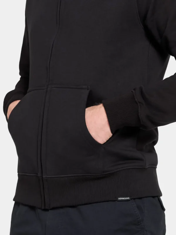 Discount Didriksons Ven Men's Full-Zip Black