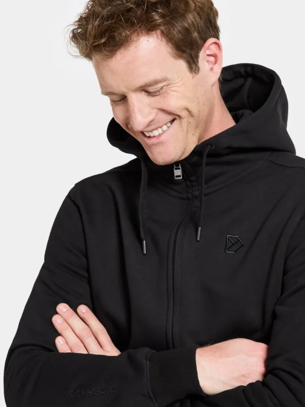 Discount Didriksons Ven Men's Full-Zip Black