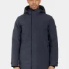 Clearance Didriksons Viktor Parka Dark Night Blue