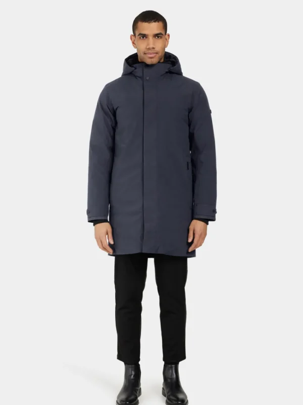 Clearance Didriksons Viktor Parka Dark Night Blue