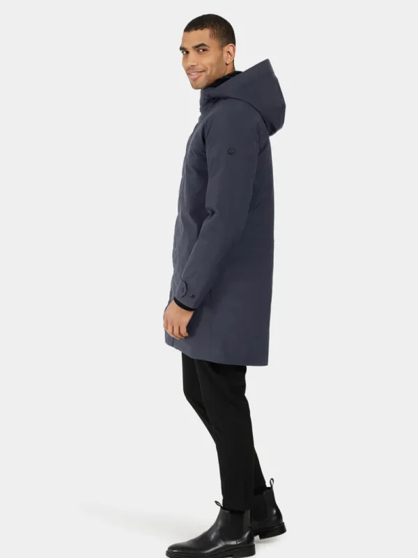 Clearance Didriksons Viktor Parka Dark Night Blue