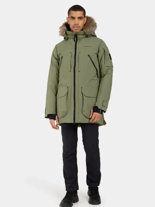 New Didriksons Zeus Parka Wild Forest Green