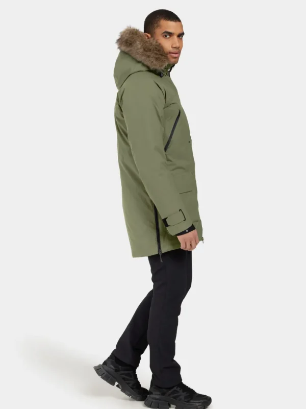 New Didriksons Zeus Parka Wild Forest Green